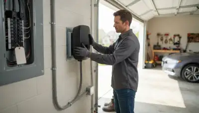 Home EV charger installation in Eden, UT by a professional electrician