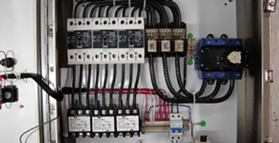 Electrical panel installation with organized circuit breakers and wiring in Ogden, UT