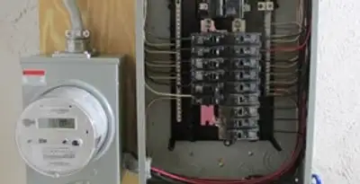 electrical panel upgrade service showing outdated electrical panel prepared for professional replacement in Ogden, UT