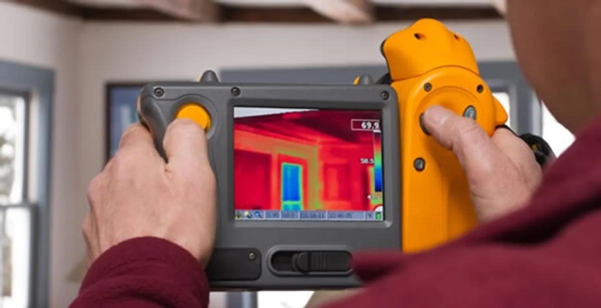 home energy audit service capturing thermal readings to analyze insulation and electrical efficiency in Ogden, UT