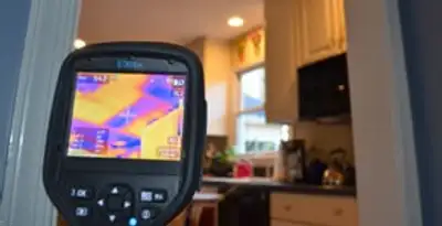 home energy audit service using thermal imaging to evaluate electrical efficiency inside a home in Ogden, UT