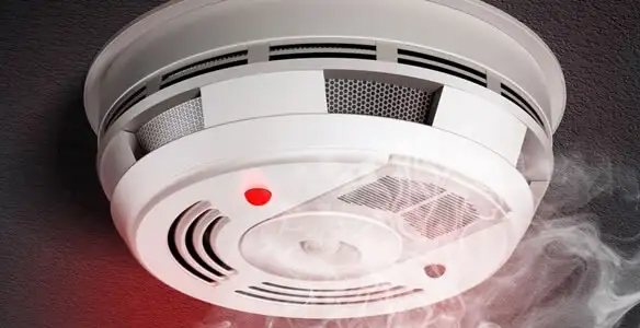 Installed smoke detector providing reliable fire detection in Ogden, UT