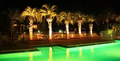 landscape lighting installation services illuminating outdoor recreational areas in Ogden, UT