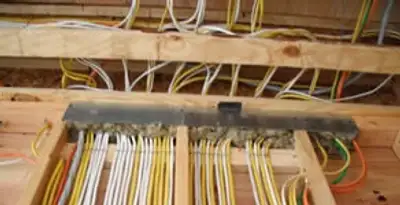 new construction wiring services with organized electrical rough-in performed by licensed electricians in Ogden, UT