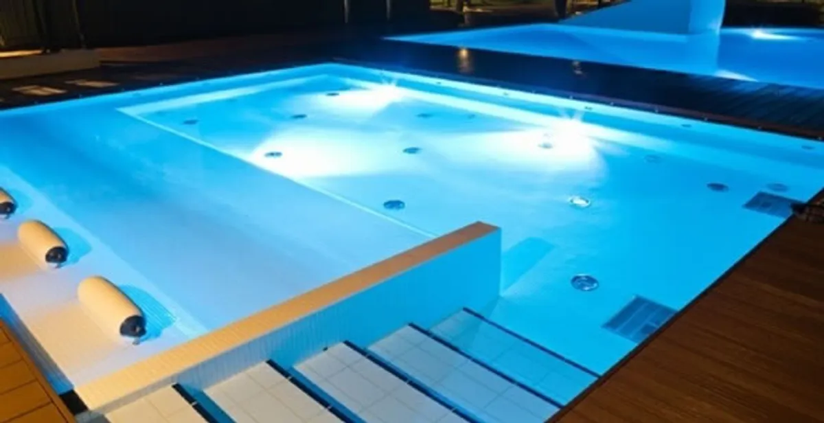 pool light installation and repair services providing modern illuminated pool lighting in Ogden, UT