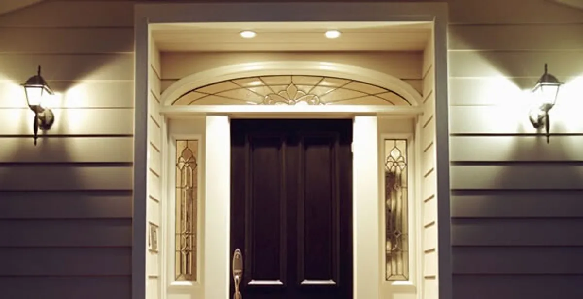 security light installation services with professionally installed entryway lighting in Ogden, UT