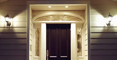 security light installation services with professionally installed entryway lighting in Ogden, UT