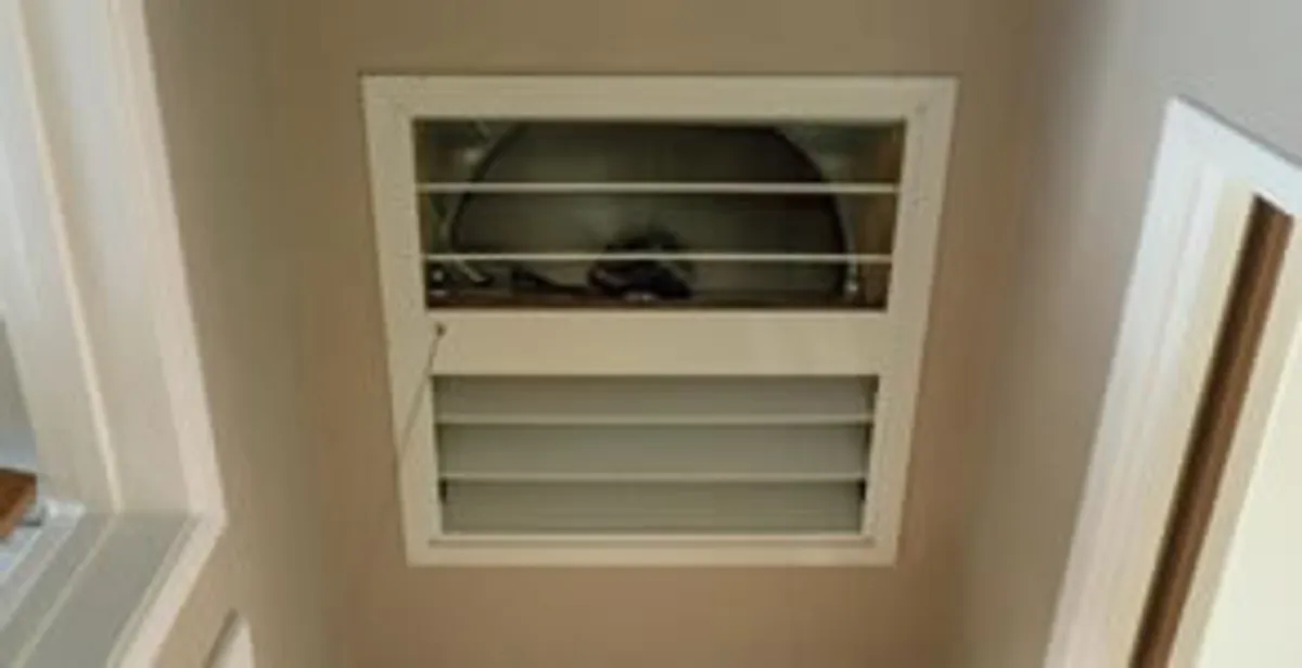 whole house fan installation services with ceiling-mounted ventilation system in Ogden, UT